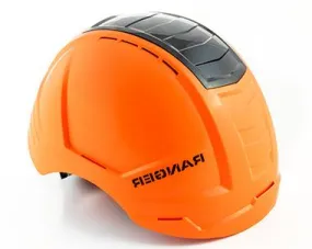 Alpha Solway Ranger - Orange & Black Helmet with Crashbox Technology Integrated - [AL-RANGERHVO(BK-C/Box)]
