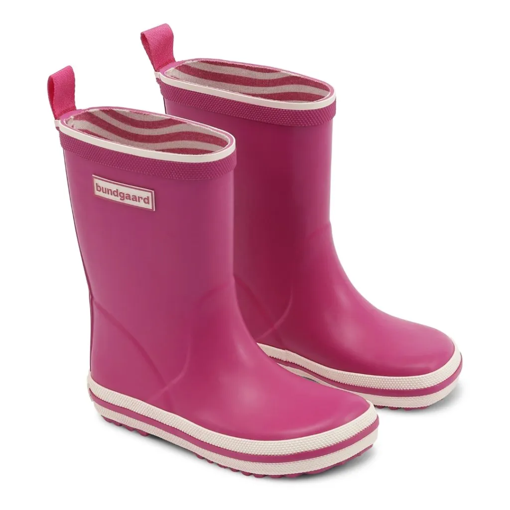 Bundgaard Raspberry barefoot wellies