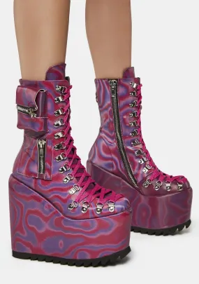 Lenticular Wave Traitor Boots-