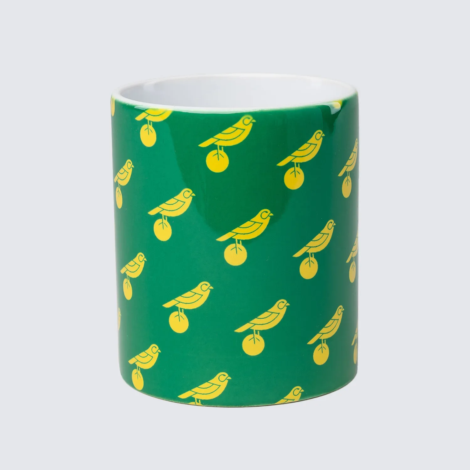Repeat Canary on ball Mug