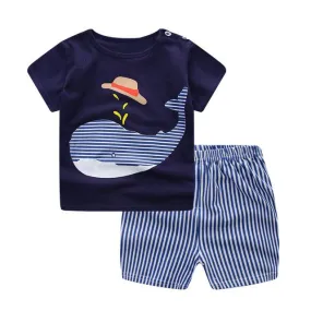 Summer Splash Cotton Clothing Set (6-24 months)